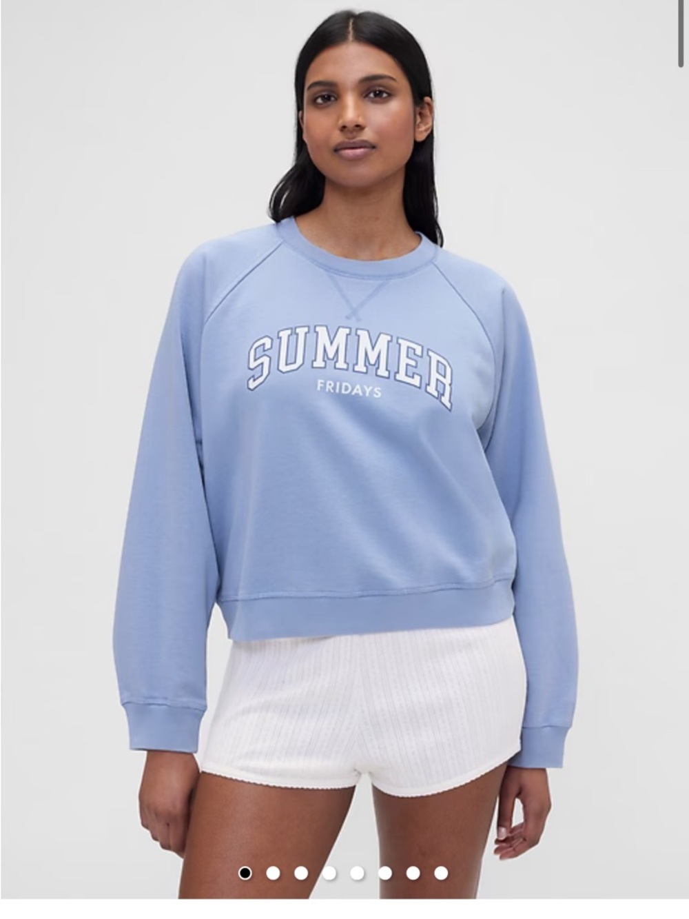 Gap × Summer Fridays Oversized Raglan Logo Sweatshirt